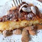British Cake of Rice with Almonds BBQ Grill