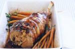 American Roast Lamb With Bacon Stuffing Recipe Appetizer