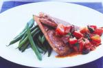 American Steaks With Tomato Olive Sauce Recipe Dinner