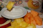 American Sinful Fruit Dip Dessert