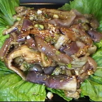 Korean Gaji Namul Appetizer