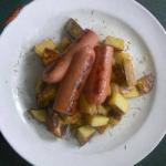 Italian Roast Potatoes and Sausage Appetizer