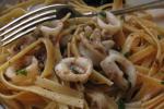 Australian Linguine With Calamari and Garlic Dinner
