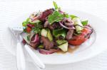 Australian Grilled Beef And Tomato Salad With Horseradish Dressing Recipe Appetizer