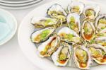 Australian Oysters With Soy and Sesame Dressing Recipe Dinner