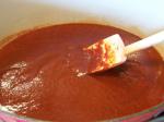 Mexican Red Chili Sauce to Be Used With Traditional Tamales Appetizer