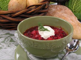 French Elizabeth Tatarinoffs Winter Borscht Appetizer