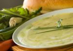 French Creamy Cauliflower Leek Soup Appetizer