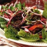 French Green Salad with Beef Appetizer