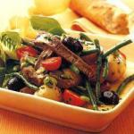 French Salad Nicoise with Beef Appetizer