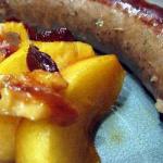 French Sausage with Caramelized Apples Appetizer