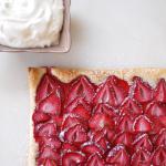 American Puff Pastry Strawberry Tart Dessert