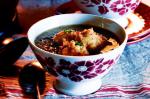 French Caramelised Onion Soup With Gruyere Beignets Recipe Appetizer