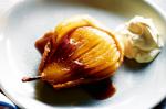 French Individual Pear Tarte Tatins Recipe Dessert