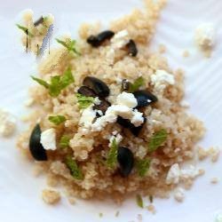 Australian Bulgur with Black Olives and Mint Appetizer