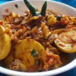 Indian Eggs and Tomato Curry Appetizer