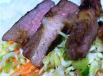 Chinese Char Siu Pork Cutlets With Chinese Coleslaw Dessert
