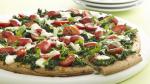 Australian Spinach and Marinated Tomato Pizza Appetizer