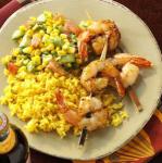 American Southwestern Shrimp with Salsa Dinner