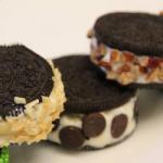 Australian Cookies Oreo Registered  Filled with Ice Cream Dessert