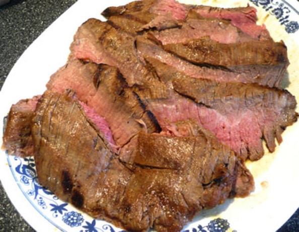 Australian Beer Soaked Flank Steak Dinner