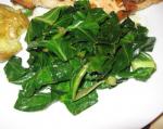 Australian Greens With Garlic and Parmesan Appetizer