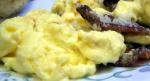French Creamy Scrambled Eggs With Diced Bacon Dinner