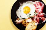 Australian Fried Eggs And Bread With Prosciutto Recipe Appetizer
