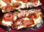 Australian Mini Eggplant Crust Pizzas Appetizer