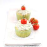 American Basil Pesto Cupcakes Appetizer