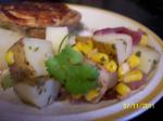American Warm Red Potato and Corn Salad Appetizer
