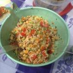 American Rice Salad with Chickpeas Appetizer