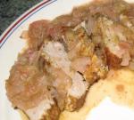 Australian Pork Tenderloin With Sweet Onionrhubarb Sauce Dinner