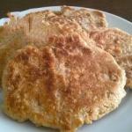 French Pancakes of Flavor Spreads Based and Oatmeal Breakfast
