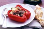 American Slowroasted Capsicums Filled With Mushroom and Feta Recipe Appetizer