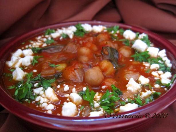 Australian Greek Garbanzo Stew 1 Appetizer