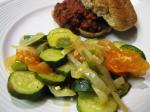 American Zucchini With Bell Pepper and Tomato Appetizer