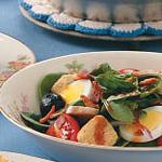 Australian Spinach Salad with Hot Bacon Dressing 8 Appetizer