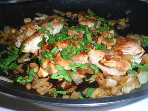 French French Chicken Thighs in Cilantro Sauce Dinner