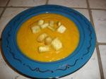 French Cream of Sweet Potato Soup crema Di Papata Dolci E Gabretti Soup