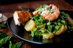 British Shrimp Sugarsnap Pea and Potato Salad With Mint and Pecorino Recipe Appetizer
