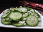 German Gasthaus Cucumber Salad Appetizer