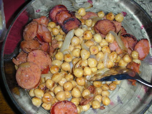 Australian Garbanzos Y Chorizo Dinner