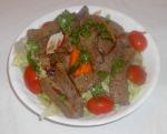 American Asian Grilled Beef Salad Dinner