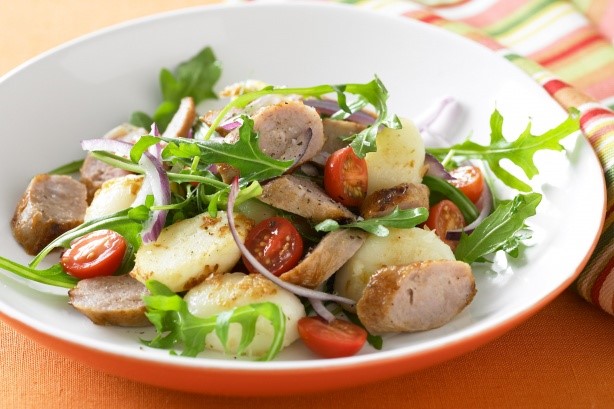 Italian Italian Sausage Potato And Rocket Salad Recipe Appetizer