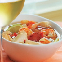 Thai Light and Healthy Thai Seafood Stew Soup