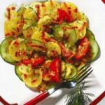 French Potato Salad with Bacon Appetizer