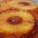 American Inverted Pineapple Cake Dessert