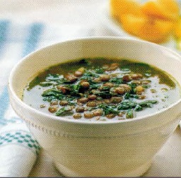 British Swiss Chard and Lentil Soup Soup