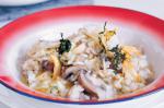 Canadian Mixed Mushroom Risotto With Garlic Lemon and Sage Oil Recipe Appetizer